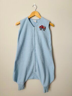 Halo Big Kids Microfleece SleepSack 2-3T Blue 34 to 40 in 25 to 40 lbs Walker We